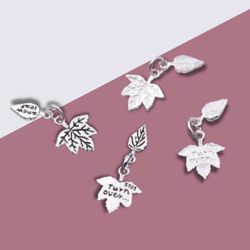 Turn Over A New Leaf Charm