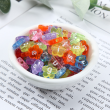 Load image into Gallery viewer, Flower Letter Acrylic Beads
